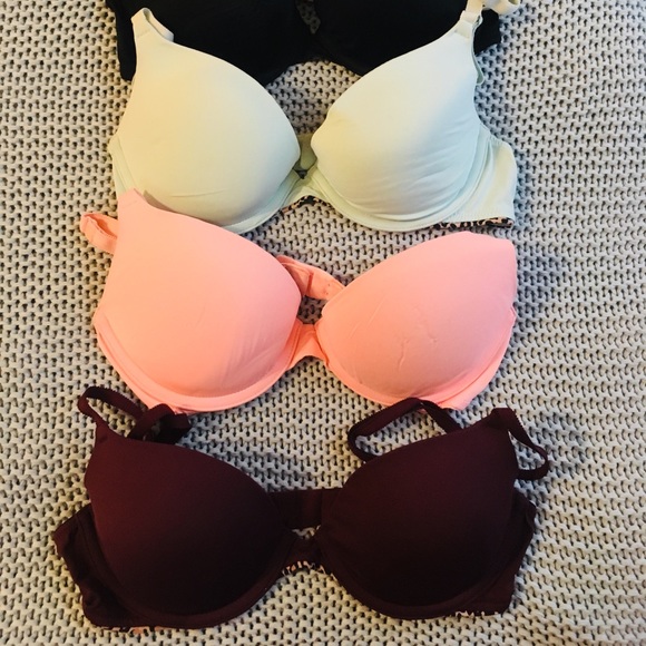 BUNDLE of 4 PINK t-shirt bras • 32C • 👙 - Picture 7 of 8
